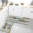 thumbnail image 5 of Farmhouse Kitchen Rugs and Mats Set of 2, Non-Slip Washable Kitchen Mats, Rustic Wooden Kitchen Rugs for Kitchen Sink Front, Laundry Room, Flooring, Home, Dining Room, 17x30+17x47Inch, 5 of 6