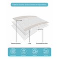 thumbnail image 5 of Turquoise Beige Stripe King Size Down Alternative Comforter, Lightweight Comforter Quilt Bedding Set with Pillow Shams Modern Art Horizontal Striped All Seasons Bed Comforter Duvet Insert 96"x106", 5 of 7