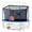 Blue, variant on LHX Trampoline with Basketball Hoop 14FT 1400LBS Outdoor Trampolines for Kids Adults Backyard Heavy Duty Round Trampoline with Safety Enclosure Net, Lights, Sprinklers, Socks, No Gap Design