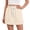Beige, variant on Miluxas Girls' Drawstring Sweat Skirt - Elastic Waist A-Line Skirt with Side Pockets, Comfortable Casual Skirt for School, Sports & Daily Wear Hot Pink 13-14Years