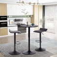 thumbnail image 2 of Mesa de Bar Redonda Rotación Negro, Altura Ajustable HOMEMAKE FURNITURE  Moderno, 2 of 8