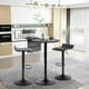 thumbnail image 3 of Juego de 2 Bancos para Barra Todo Negro con Reposapié Altura Ajustable Giratorio 360​​°​​ HOMEMAKE FURNITURE Moderno, 3 of 6