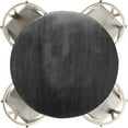 thumbnail image 1 of Round Table Cover, Round Fitted Tablecloth with Elastic Edge Picnic Table Cloth for Patio Dining Camping Outdoor Fits 28"-35", Black, 1 of 6
