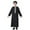 Black, variant on Arabic Thobe for Boys Muslim Dress Solid Long Sleeve Kaftan Robe Kids Boys Middle Abaya Prayer Clothes Black, 11-12 Years
