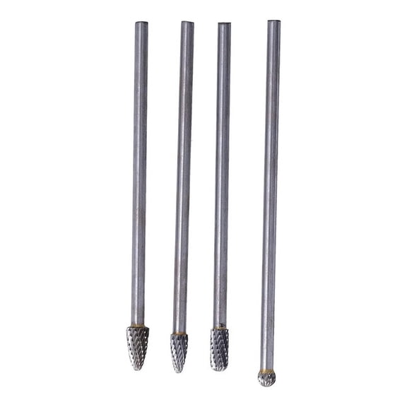 Rotary File Long Tungsten Steel,Rotary Burr Set with 6mm Shank for Woodworking Carving Engraving Polishing Drilling