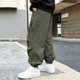 thumbnail image 5 of Pantalones largos de trabajo para niños con cintura elástica y bolsillos para adultos, pantalones casuales y cómodos de poliéster para niños., 5 of 6