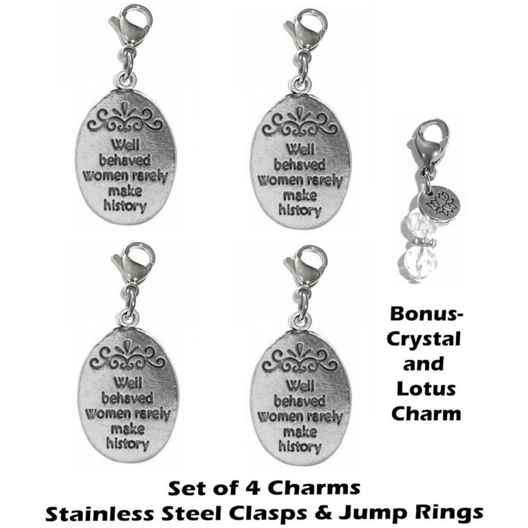 Charms Clip On - Perfect For Bracelet Or Necklace, Zipper Pull