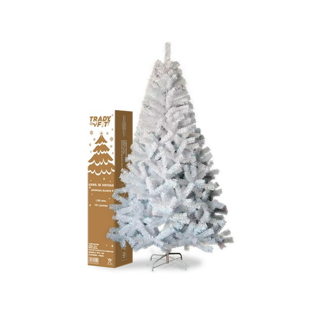 ARBOL DE NAVIDAD BLANCO 180 CM FRONDOSO TRADY FIT