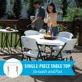thumbnail image 4 of Lifetime 46" Commercial Round Folding Table, White (22960), 4 of 10