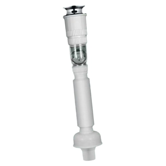 Sink Drain Kit Drain Pipe Replacement Parts Drain Hole Extension Hose Drain Pipe White