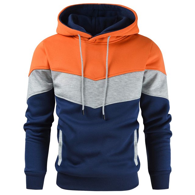 Sudadera Con Capucha Para Hombre, Sudadera Con Capucha Para Hombre Fibra De Poliéster De Moda Amigable Con La Piel Lavable A Máquina Empalme De Color Cómodo Para Correr Para ANGGREK Otros