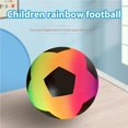thumbnail image 3 of Greeniant Pelota de playa de colores para niños y adultos, juguete deportivo para exteriores, juguetes de fútbol inflables de PVC grueso, juguetes de Ropa Deportiva, Zapatos Greeniant OD012671-00, 3 of 6