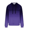 thumbnail image 5 of ZyeKqe Womens Oversized Hoodies Fleece Lined Sweatshirts Long Sleeve Pullover Gradient Color Drawstring Hooded Top Size S-5XL, 5 of 6