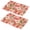 Pioneer Flower Floral-3, variant on Placemat, Pioneer Flower Floral Print Pattern Place Mats Table Mat Set Of 2, PVC Washable Placemats for Party Kitchen Dining Decoration, 18x12 Inch, Fade Resistant