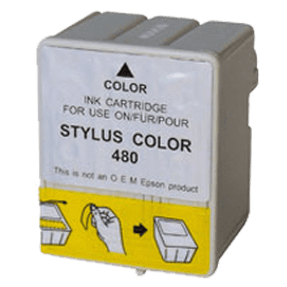 Zoomtoner Compatible EPSON T014201 Cartouche d'Encre / Jet d'Encre Tricolore pour Stylet EPSON C40S