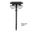 thumbnail image 4 of Wosthever Light Solar Outdoor Lawn Walkway Landscape Lámpara de doble cabeza Patio Paisajismo Iluminación Resistente a la intemperie Recargable Iluminación y accesorios Blanco 6000K Wosthever HA072736-02, 4 of 6