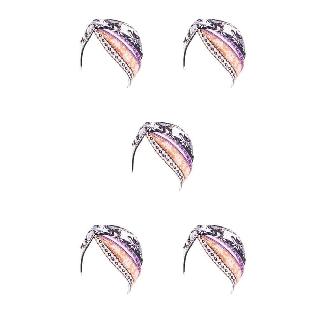 Turbantes para mujer Qarigey Estilos bohemios Gorro preatado multipropósito Gorro plisado Accesorios de ropa de moda Tipo 9