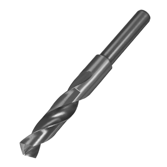 Reduced Shank Drill Bits 16.5mm High Speed Steel HSS 9341 Black Oxide with 1/2 Inch Straight Shank