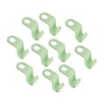 thumbnail image 2 of Wosthever Paquete de 10 perchas resistentes para ahorrar espacio en armarios, para pantalones, gorras y abrigos, resistentes y prácticas Almacenamiento y organización del hogar Verde 5x2 cm, 2 of 6