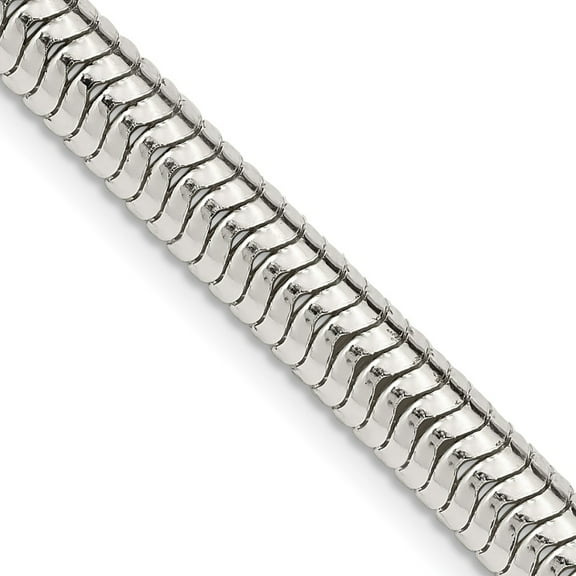 Primal Silver Sterling Silver 6mm Round Snake Chain