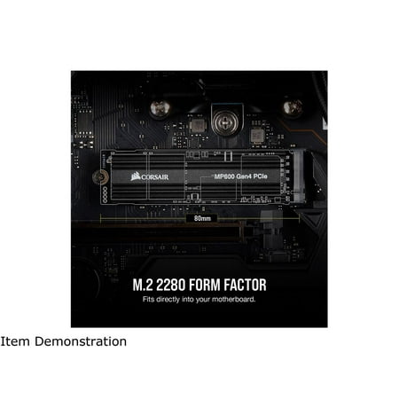 CORSAIR - Force Series 2TB PCIe Gen 4 x4 NVMe Internal Solid State Drive with Garbage Collection Technology