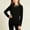 #4Black, variant on Acaics Girls' Long-Sleeve Layering T-Shirt: Solid-Color Crew-Neck Sequin-Accent Brushed-Fleece Long-Sleeve Top, Ages 1–15