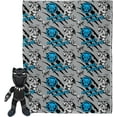 thumbnail image 2 of Black Panther Panther Kids Silk Touch Throw Blanket with Plush Hugger, 2 of 2