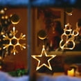 thumbnail image 4 of Christmas Decorations 3 Pack Christmas Window Lights with Suction Cups, Battery Operated Christmas Lights, 4 of 5