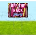 thumbnail image 1 of Off The Rack Party (18" x 24") Yard Sign, Includes Metal Step Stake, 1 of 6