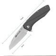 thumbnail image 6 of Ozark Trail 4 inch Spring Assited Folding Knife Pocket Knife Black Stainless Steel Blade Material, 6 of 19