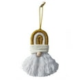 thumbnail image 3 of 1pc/lotChristmas Santa Claus Hanging Pendant,Woven Xmas Santa Claus Hanging Pendant with Cloth Tassel Beard,Christmas Tree Pendant for Party Holiday Festival Home Decoration(5.9*1.57in), 3 of 7