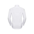 thumbnail image 2 of Russell Collection Mens Herringbone Tailored Long-Sleeved Formal Shirt, 2 of 3