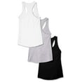 thumbnail image 2 of Women's Clementine Ideal Racerback Tank Top (Pack of 3), 2 of 5