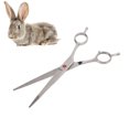 thumbnail image 3 of Pet Grooming Straight Cut Scissors, Design Styling Comfortable Hair Trimming  Trimming Straight Cut Scissors Stainless Steel Material  For Pet Trimming, 3 of 8