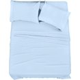 thumbnail image 1 of King Bed Sheet Set Piece Bedding Soft Brushed Microfiber Fabric Shrinkage & Fade Easy Care (), 1 of 7