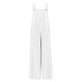thumbnail image 4 of Abcomgle Girls Rompers Size 7-8 Casual Sleeveless Straight Leg Jumpsuit Back To School Dressy Overall with Pockets, 4 of 5