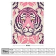 thumbnail image 4 of Nawypu   Blankets Plush Sofa Bed Throw Pink Tiger, 4 of 6