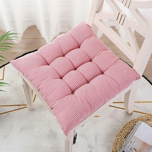 Chair Cushions for Indoor/dining/kitchen Chairs Seat Cushions Tufted Chair Cushions with Ties New Fall Decorations Style-H66, D, One Size