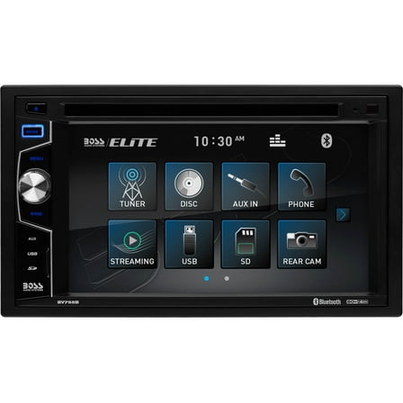 BOSS Audio Systems Elite BV755B Car DVD Player, Bluetooth, 6.2 Inch Touchscreen