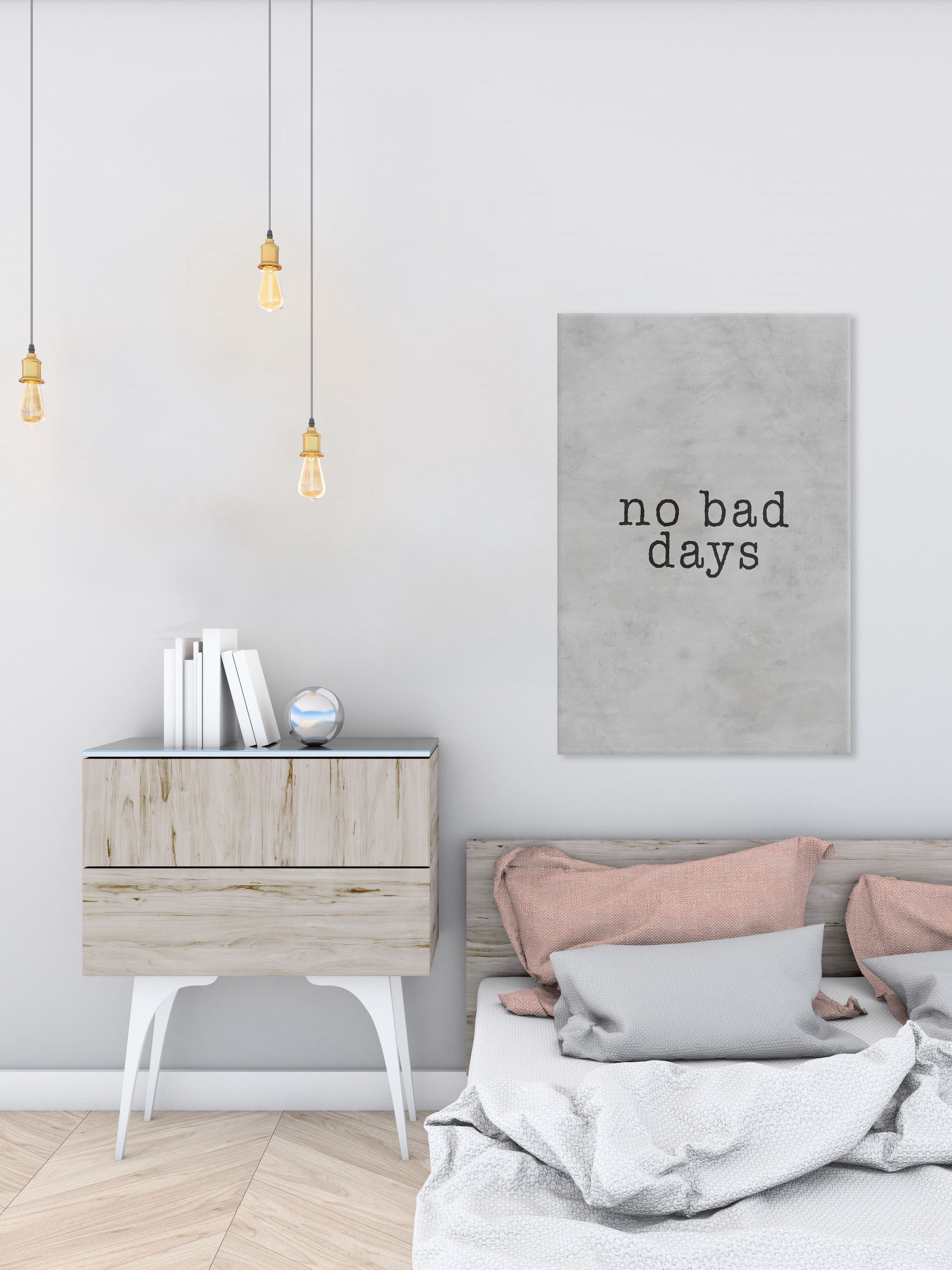 No Bad Days Painting Print on Wrapped Canvas