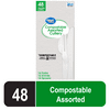 Great Value Bio-Based Disposable Compostable Cutlery Set for Dining & Parties, 48 Count Pack
