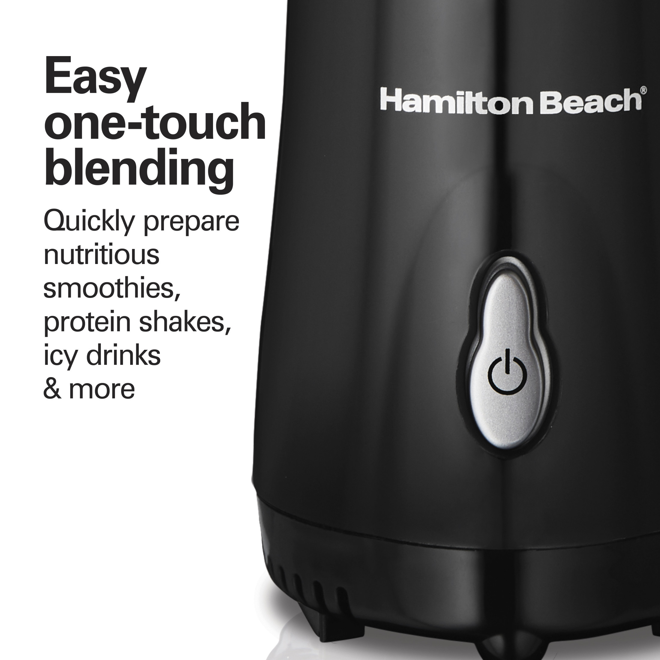 Hamilton Beach Personal Blender for Smoothies, 14 oz, Black photo 6
