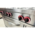 thumbnail image 6 of 36 in. 6 Burner Electric Range Standard Oven Sealed Element, Electric Range 3 Phase, NSF Certified, 6 of 11