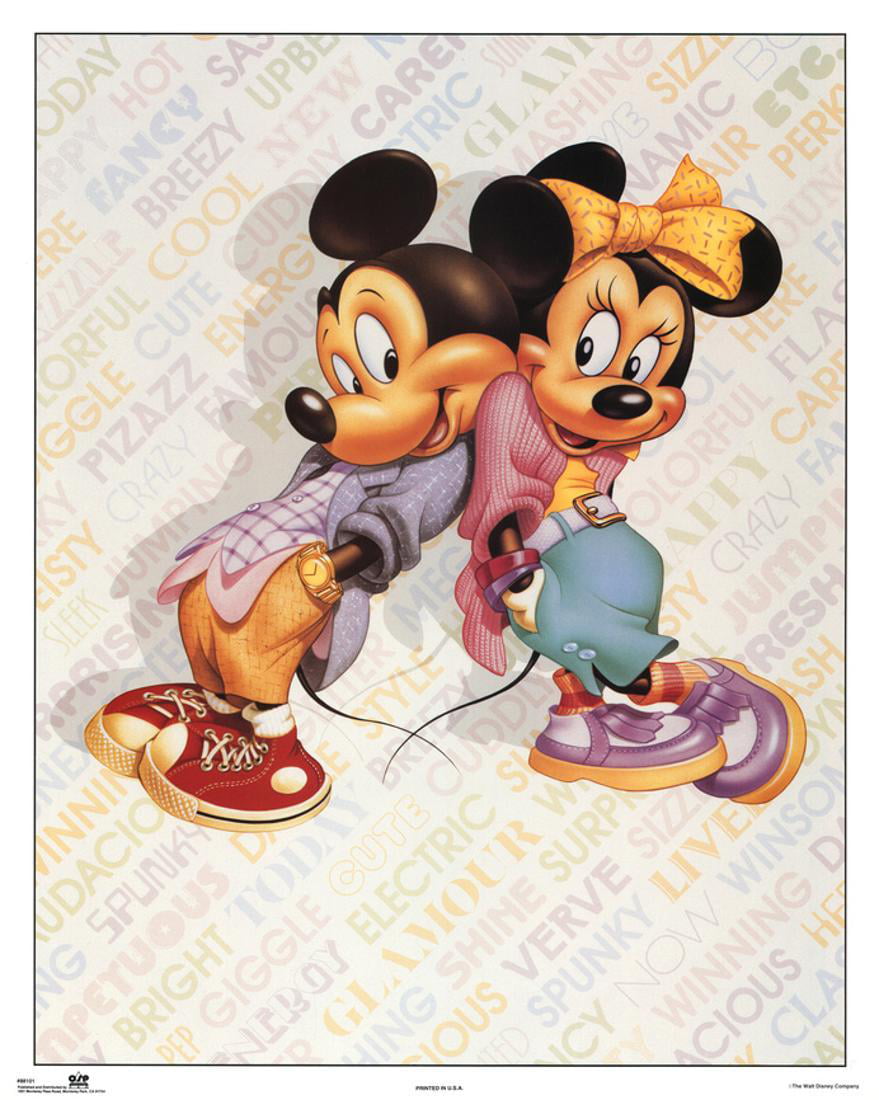 Disney Mickey Mouse and Pals Art  Print 16 x 20 More Sizes Available 