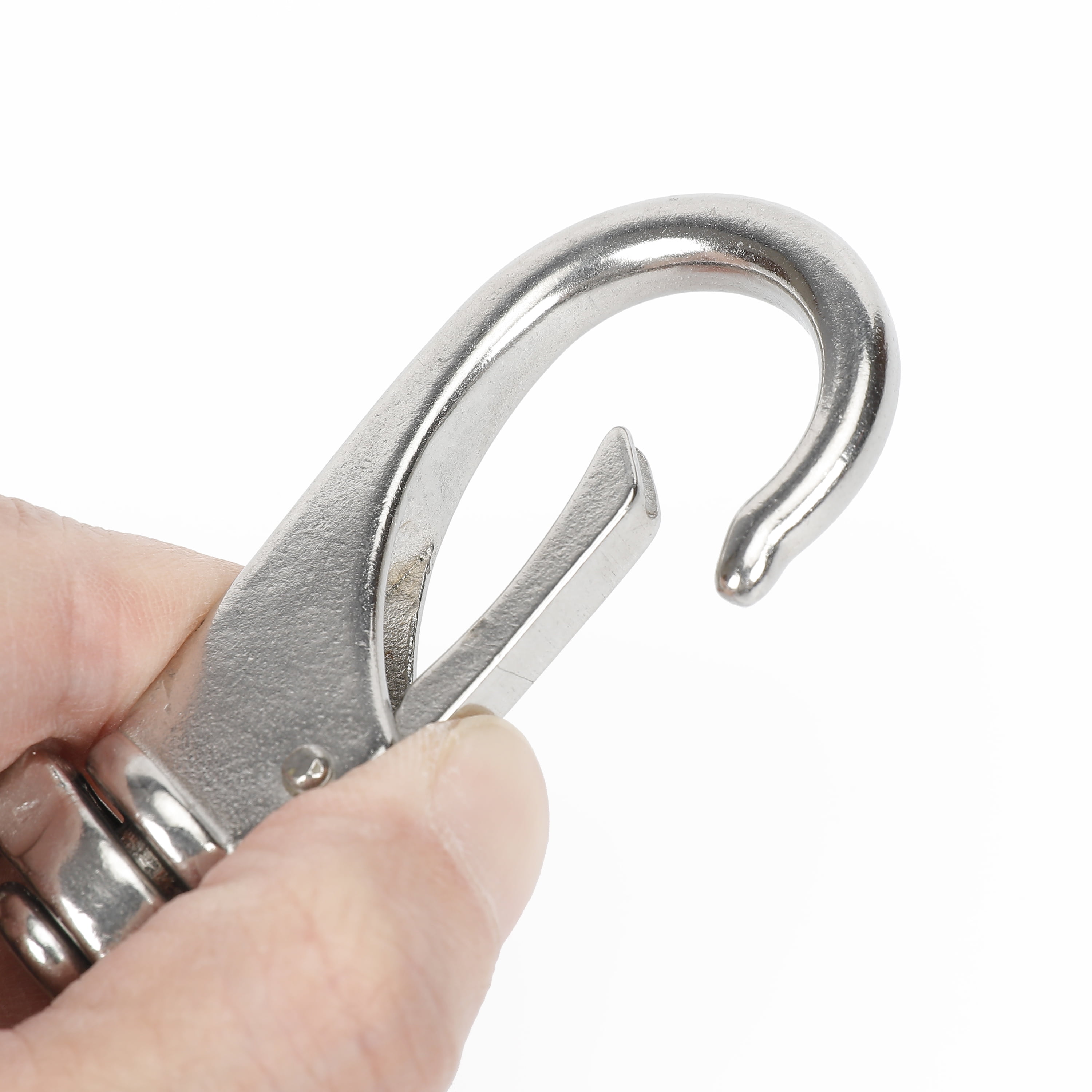 (2 pack) Ozark Trail 3.75-inch Swivel Eye Snap, Stainless Steel, Model BT6107