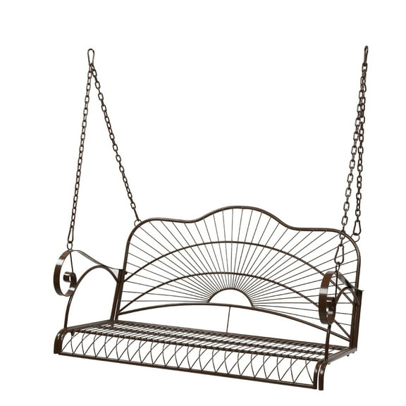 Ktaxon Patio Porch Swing Chair 400lbs for Garden,Backyard Brown