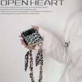 thumbnail image 3 of for Samsung Galaxy Z Flip 4 2022 Case,Cute Fashion Sexy Leopard Leather Phone Cases with Silk Scarf Wristband Flip Hard PC Ultra-Thin Shockproof Protector for Galaxy Z Flip 4 5G Women Girls, 3 of 16