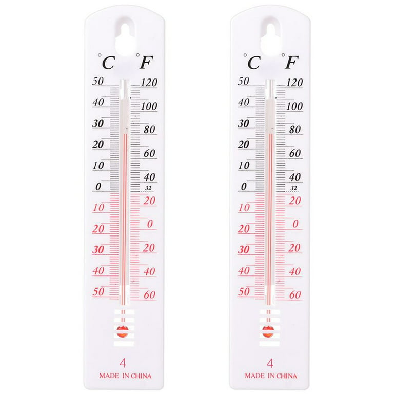 3 Pcs Outdoor/Indoor Thermometer Hygrometer Humidity Meter Thermometers Temperature Humidity Gauge Meter with Celsius/Fahrenheit (/) for Patio Field