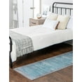 thumbnail image 4 of Unique Loom Timeless Collection Area Rug - Matthew (2' 6" x 12' Runner Blue/Tan), 4 of 9