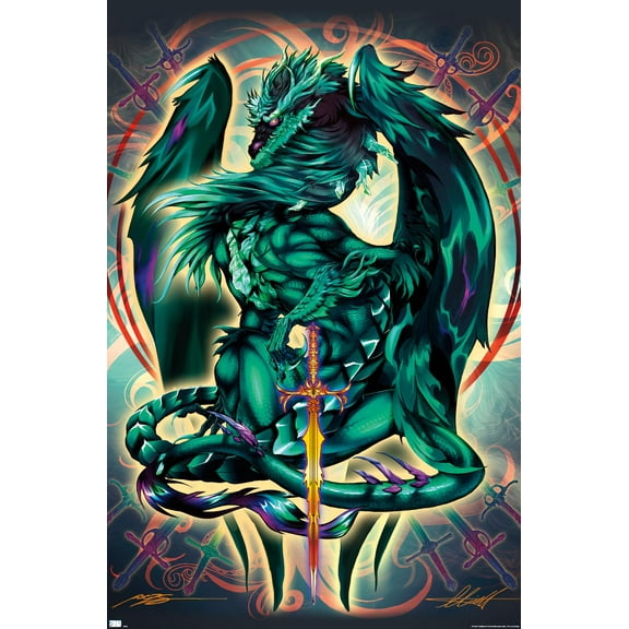 Ruth Thompson - Dragonblade Terrablade Wall Poster, 22.375" x 34"